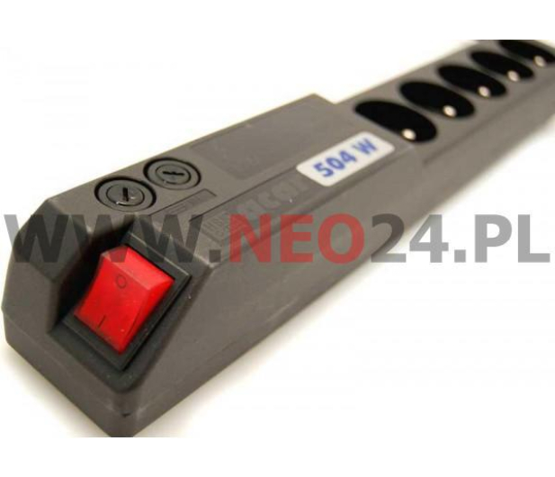 HSK DATA Listwa zasilająca ACAR 504W Czarna 3 M (ALP-ACAR504W---03) - 1414881 - zdjęcie 2
